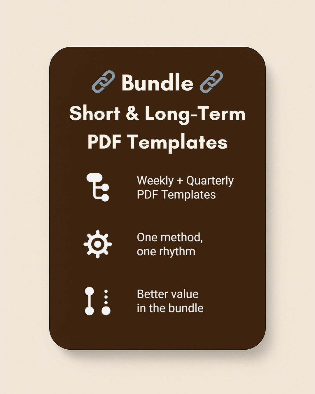 Slow Productivity Template Bundle