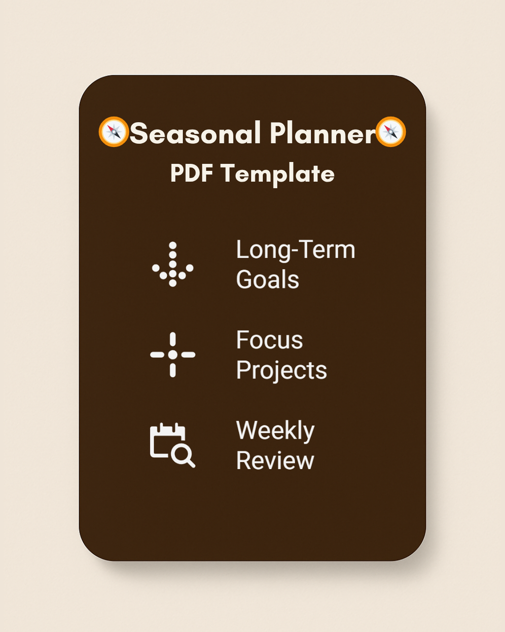 Slow Productivity - Long-Term Template