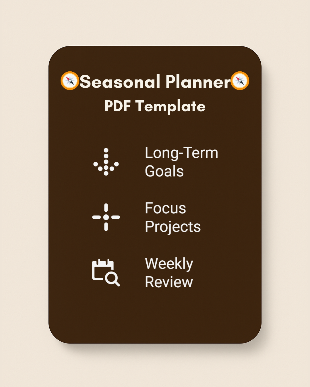 Slow Productivity - Long-Term Template